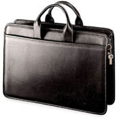 Leather briefcase