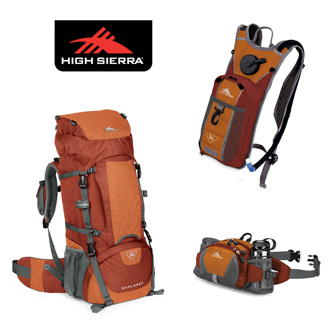 High Sierra pack luggage range