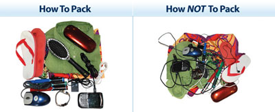 Hand luggage 3-1-1 carry-on rule