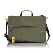 Green messenger laptop bag